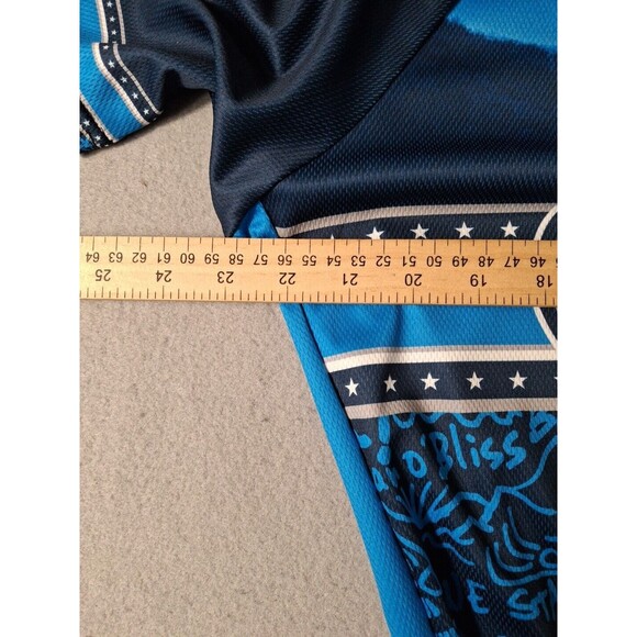 Starlight Cycling Jersey Mens L  Breathable Full Zip Active Club Graphic Print - Picture 8 of 8